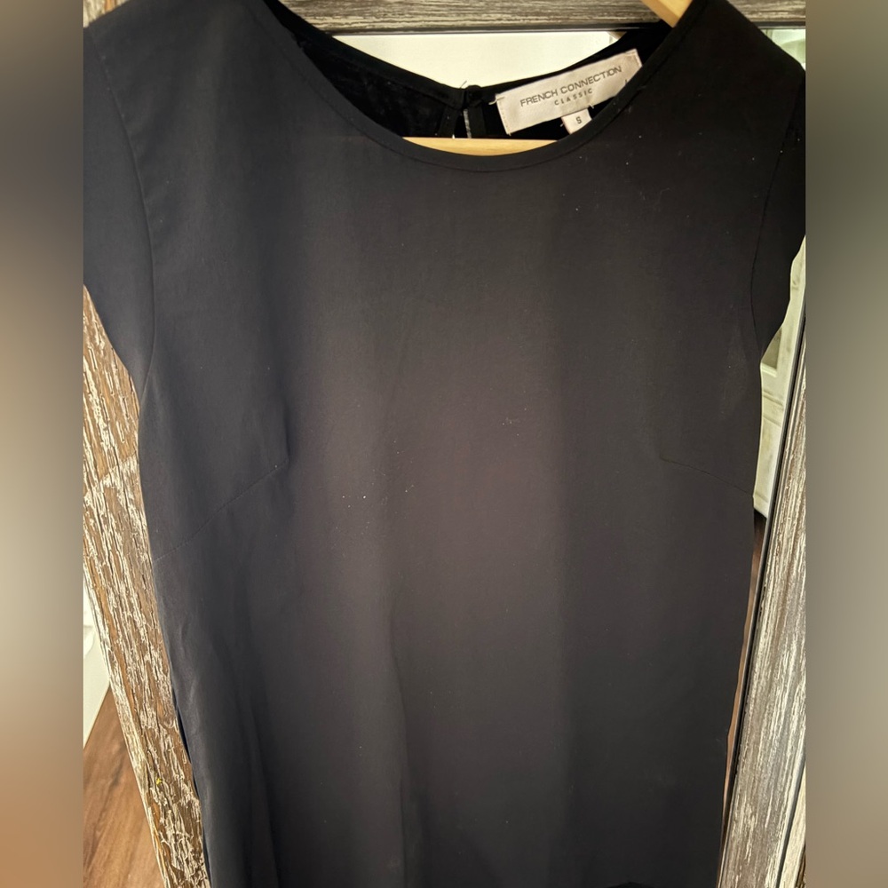 French Connection Classic Black Top Blouse